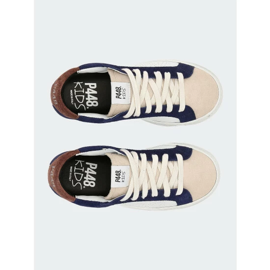 P448 John Jr. Navy/Brown Shoes 4 P448 John Jr. Navy/Brown Shoes - Image 2