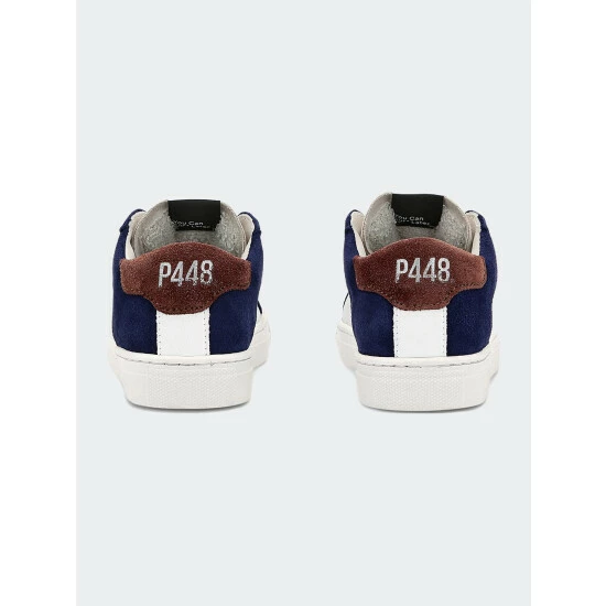 P448 John Jr. Navy/Brown Shoes 6 P448 John Jr. Navy/Brown Shoes - Image 4