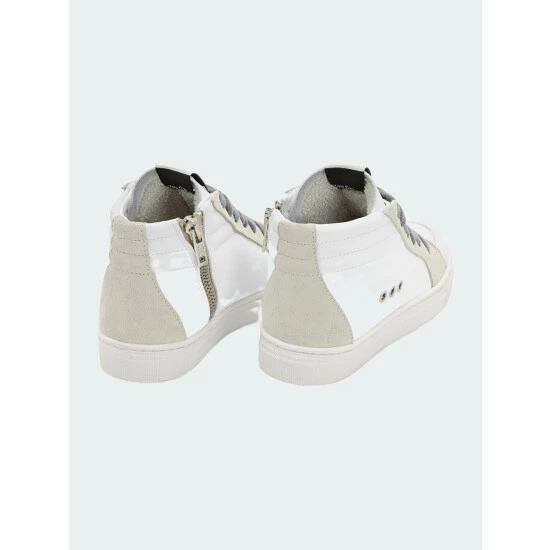 P448 Skate Jr. Recycled Sneakers - White Shoes 6 P448 Skate Jr. Recycled Sneakers - White Shoes - Image 4