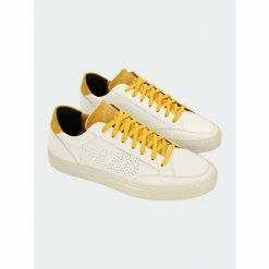 P448 Soho Sneakers - Cream/Mustard -P448 Shop unnamed file 1127