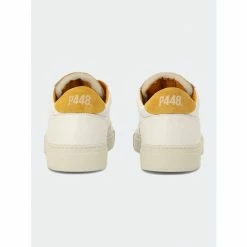 P448 Soho Sneakers - Cream/Mustard -P448 Shop unnamed file 1128