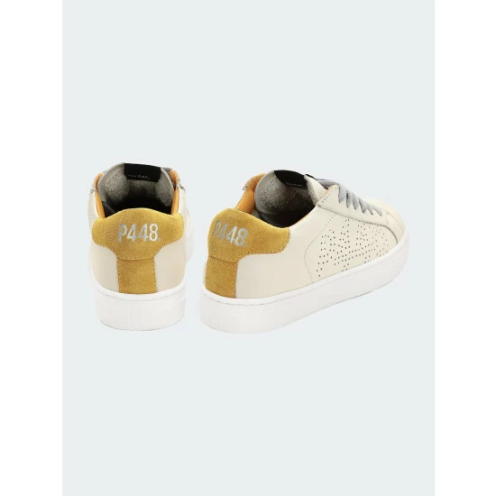 P448 John Jr. Cream/Mustard Sneaker Shoes 6 P448 John Jr. Cream/Mustard Sneaker Shoes - Image 4
