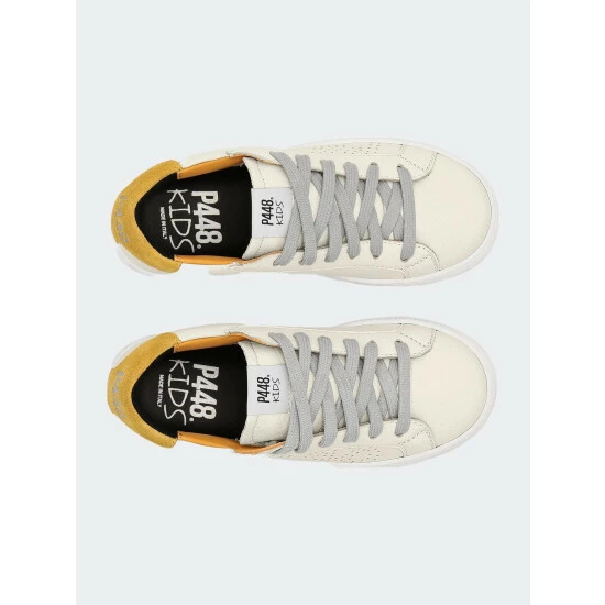 P448 John Jr. Cream/Mustard Sneaker Shoes 8 P448 John Jr. Cream/Mustard Sneaker Shoes - Image 6