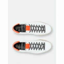 P448 Jack Recycled Sneakers White/orange -P448 Shop unnamed file 1420