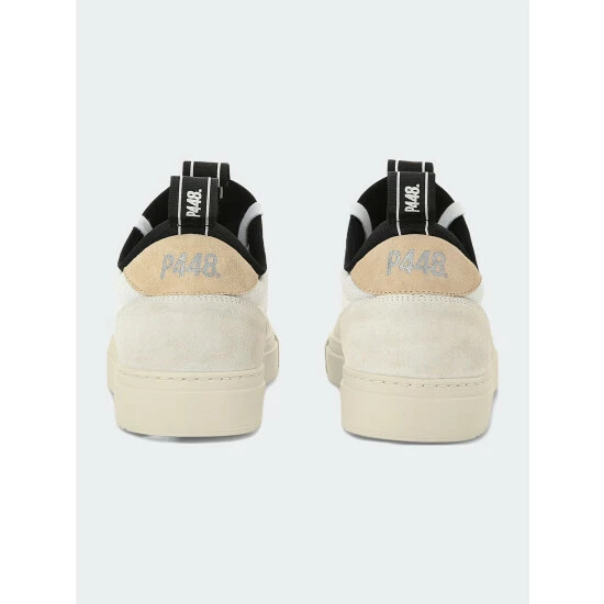 P448 Sohosocks Recycled Suede - White Sneakers 6 P448 Sohosocks Recycled Suede - White Sneakers - Image 4