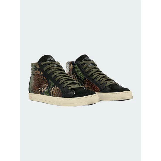 P448 Skate Green Python Sneaker Sneakers 4 P448 Skate Green Python Sneaker Sneakers - Image 2