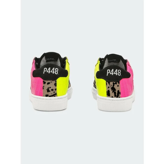 P448 John Jr. Fluo Leopard Sneaker Shoes 6 P448 John Jr. Fluo Leopard Sneaker Shoes - Image 4