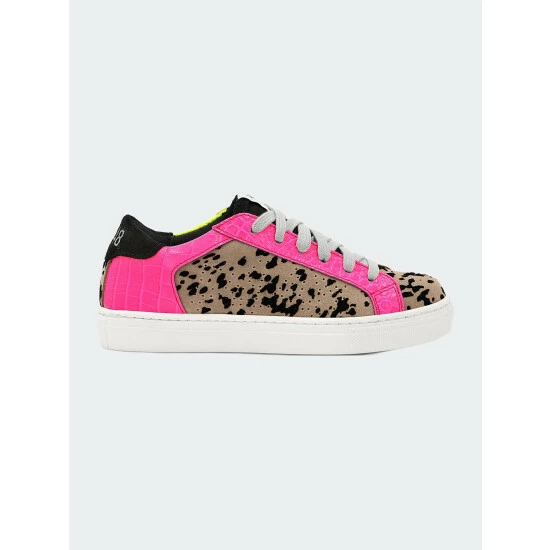 P448 John Jr. Fluo Leopard Sneaker Shoes 7 P448 John Jr. Fluo Leopard Sneaker Shoes - Image 5