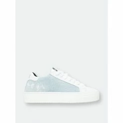 P448 Thea Denim Sneakers White