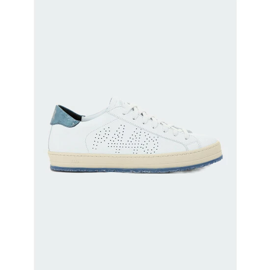 P448 John White/Light Blue Sneaker Sneakers 3 P448 John White/Light Blue Sneaker Sneakers