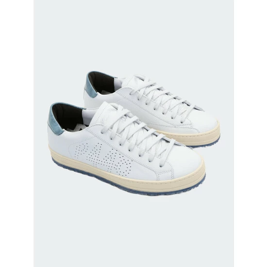 P448 John White/Light Blue Sneaker Sneakers 7 P448 John White/Light Blue Sneaker Sneakers - Image 5
