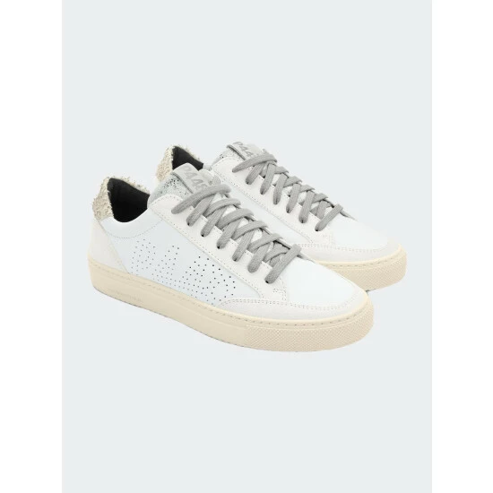 P448 Soho Sneaker - White/Trape Sneakers White/ Trap 3 P448 Soho Sneaker - White/Trape Sneakers White/ Trap