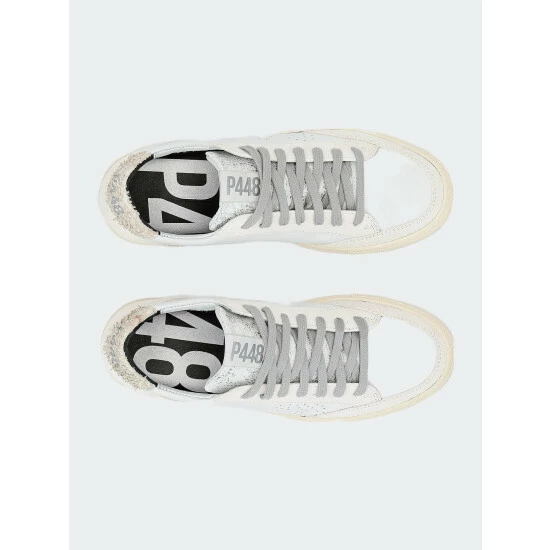 P448 Soho Sneaker - White/Trape Sneakers White/ Trap 4 P448 Soho Sneaker - White/Trape Sneakers White/ Trap - Image 2