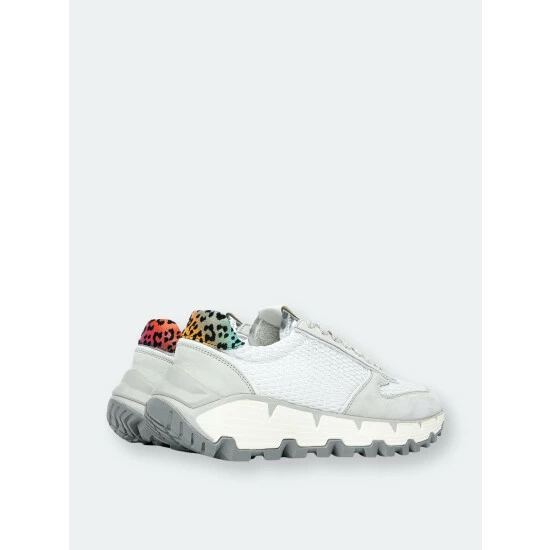 P448 Jackson Reflector Sneakers Ivory & Silver 5 P448 Jackson Reflector Sneakers Ivory & Silver - Image 3