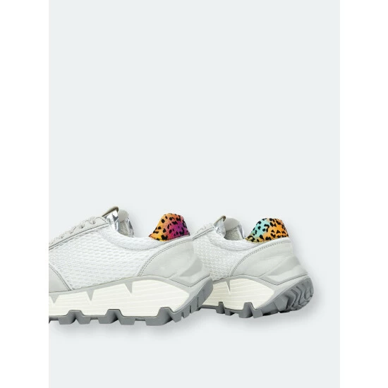 P448 Jackson Reflector Sneakers Ivory & Silver 7 P448 Jackson Reflector Sneakers Ivory & Silver - Image 5