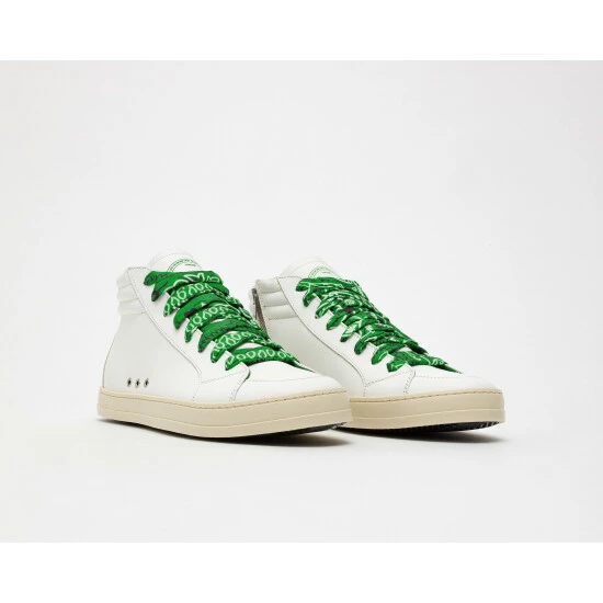 P448 Skate Green Bandana Sneaker Sneakers White 3 P448 Skate Green Bandana Sneaker Sneakers White