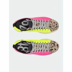 P448 Rocky Fluo Leopard Sneakers