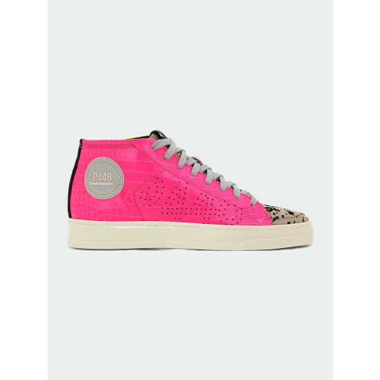 P448 Rocky Fluo Leopard Sneakers 6 P448 Rocky Fluo Leopard Sneakers - Image 4