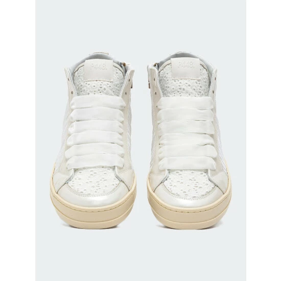 P448 Skate Ivory Eyelet Sneaker Sneakers 9 P448 Skate Ivory Eyelet Sneaker Sneakers - Image 7