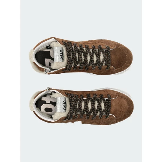 P448 Skate Platform Cozy Sneaker Sneakers Brown 4 P448 Skate Platform Cozy Sneaker Sneakers Brown - Image 2