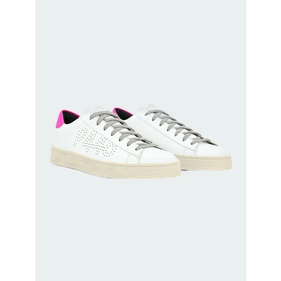 P448 Jack Sneakers - White/Fuchsia White/fuschia 3 P448 Jack Sneakers - White/Fuchsia White/fuschia