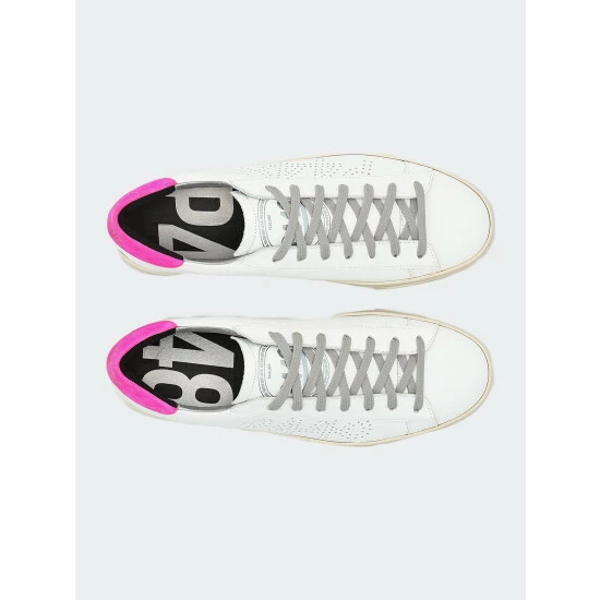 P448 Jack Sneakers - White/Fuchsia White/fuschia 4 P448 Jack Sneakers - White/Fuchsia White/fuschia - Image 2