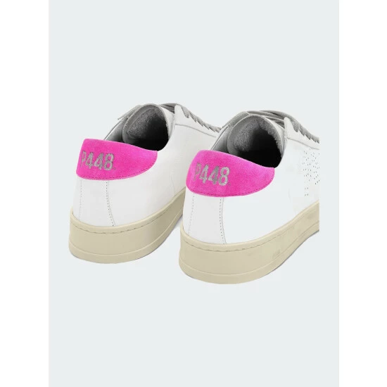 P448 Jack Sneakers - White/Fuchsia White/fuschia 8 P448 Jack Sneakers - White/Fuchsia White/fuschia - Image 6