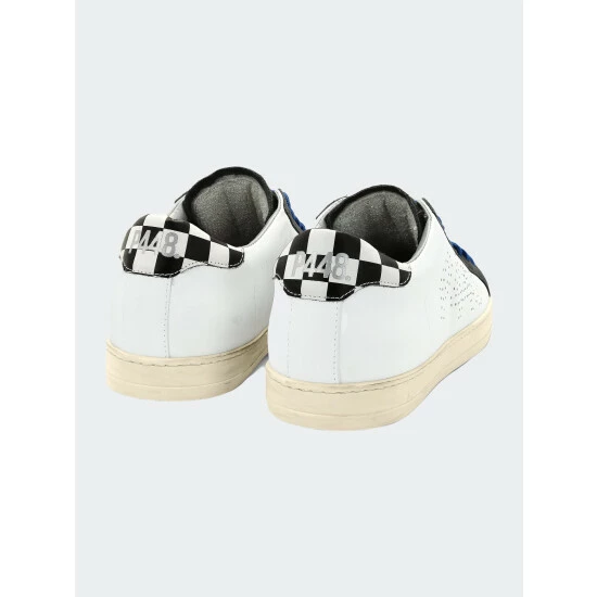 P448 John White/Chess Sneaker Sneakers White/black 5 P448 John White/Chess Sneaker Sneakers White/black - Image 3