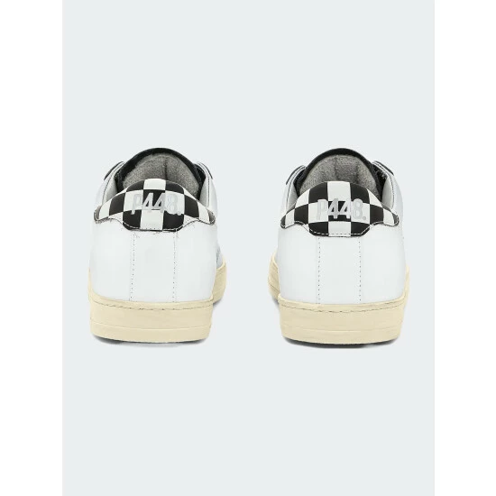 P448 John White/Chess Sneaker Sneakers White/black 6 P448 John White/Chess Sneaker Sneakers White/black - Image 4