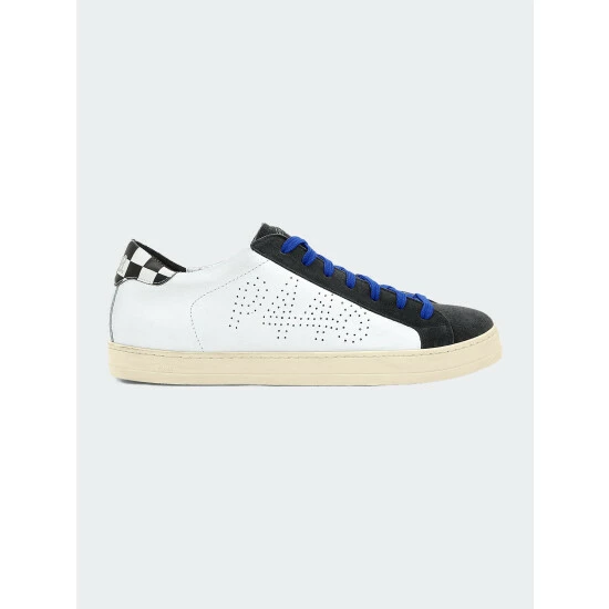 P448 John White/Chess Sneaker Sneakers White/black 7 P448 John White/Chess Sneaker Sneakers White/black - Image 5
