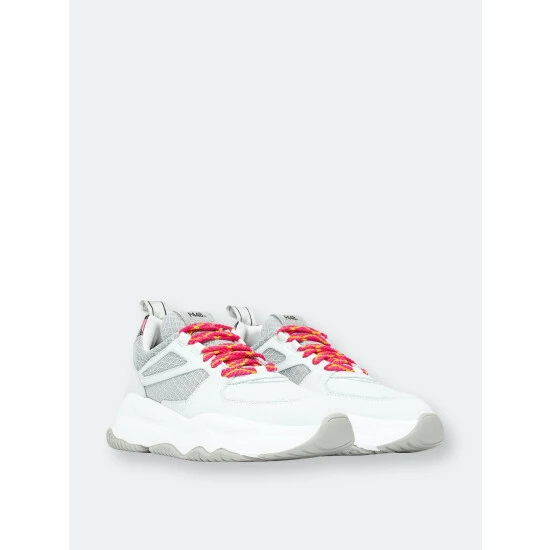 P448 Luke White/Pink Leopard Sneakers 4 P448 Luke White/Pink Leopard Sneakers - Image 2