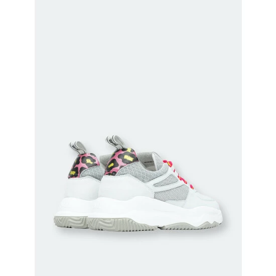 P448 Luke White/Pink Leopard Sneakers 5 P448 Luke White/Pink Leopard Sneakers - Image 3