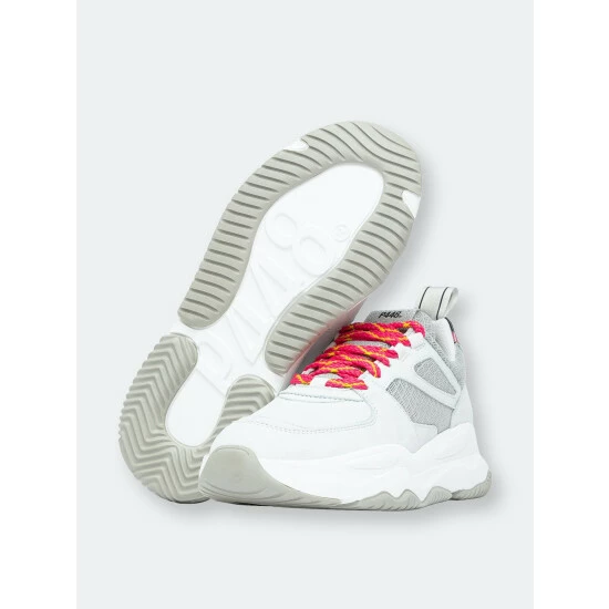 P448 Luke White/Pink Leopard Sneakers 8 P448 Luke White/Pink Leopard Sneakers - Image 6