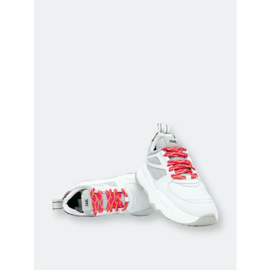 P448 Luke White/Pink Leopard Sneakers 9 P448 Luke White/Pink Leopard Sneakers - Image 7