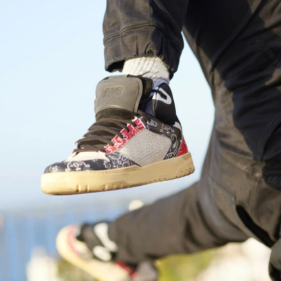 P448 Marvin Plus Paisley Shoes Sneakers Black/white Paisley 9 P448 Marvin Plus Paisley Shoes Sneakers Black/white Paisley - Image 7