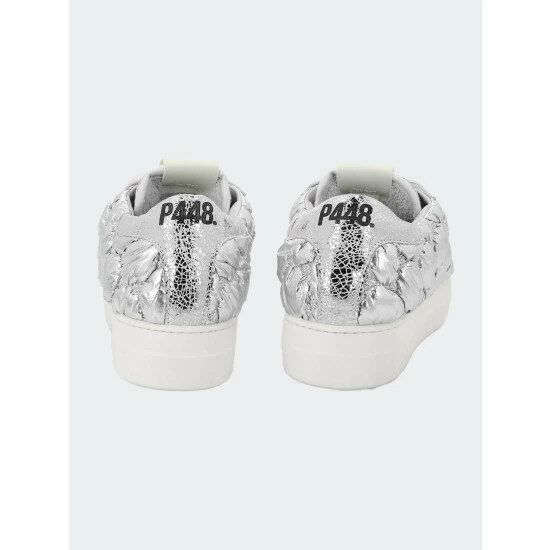 P448 Thea Silver Quilt Sneaker Sneakers 7 P448 Thea Silver Quilt Sneaker Sneakers - Image 5