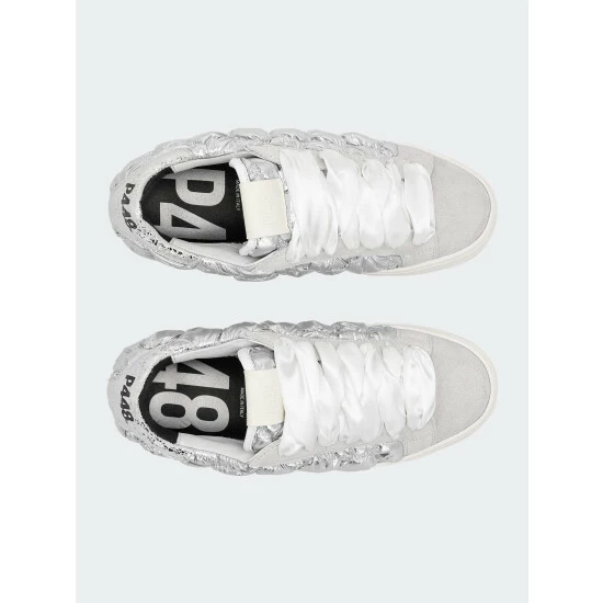 P448 Thea Silver Quilt Sneaker Sneakers 8 P448 Thea Silver Quilt Sneaker Sneakers - Image 6