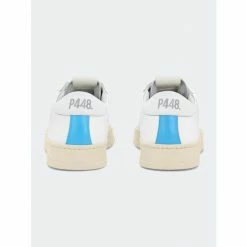 P448 Jack Recycled Sneaker - White/Fluo Blue Sneakers -P448 Shop unnamed file 767