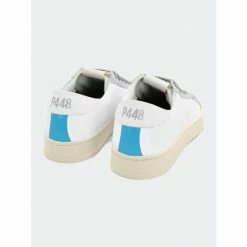 P448 Jack Recycled Sneaker - White/Fluo Blue Sneakers -P448 Shop unnamed file 770