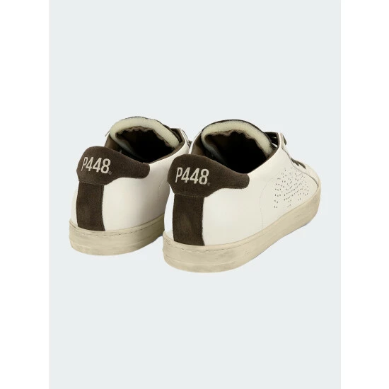 P448 John Cream/Olive Sneaker Sneakers 4 P448 John Cream/Olive Sneaker Sneakers - Image 2