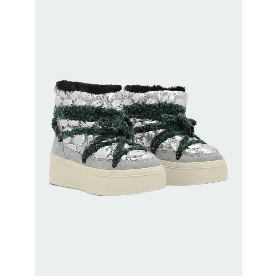 P448 Bea Silver Quilt Boots Sneakers 3 P448 Bea Silver Quilt Boots Sneakers