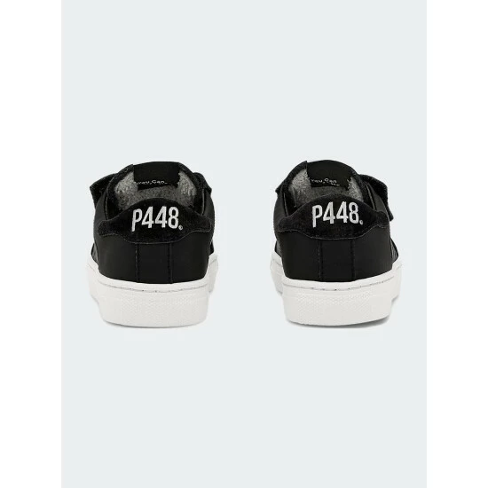 P448 John Baby Recycled Black Sneaker Shoes 6 P448 John Baby Recycled Black Sneaker Shoes - Image 4
