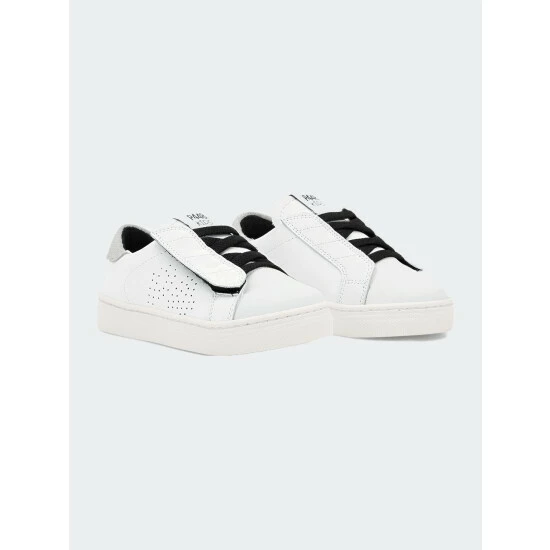 P448 John Baby Recycled White Sneaker Shoes & Booties 4 P448 John Baby Recycled White Sneaker Shoes & Booties - Image 2