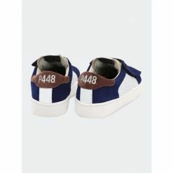 P448 John Baby Navy/Brown Shoes