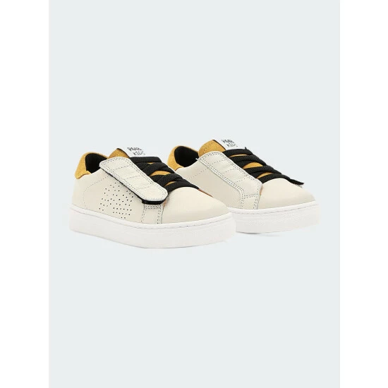 P448 John Baby Sneaker - Cream/Mustard Shoes 3 P448 John Baby Sneaker - Cream/Mustard Shoes
